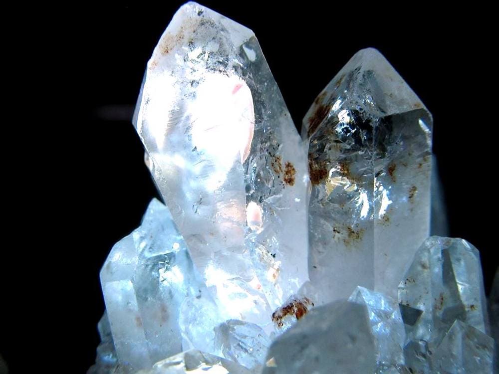 オイルクォーツ 石油入り水晶 結晶 原石