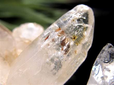 オイルクォーツ 石油入り水晶 結晶 原石