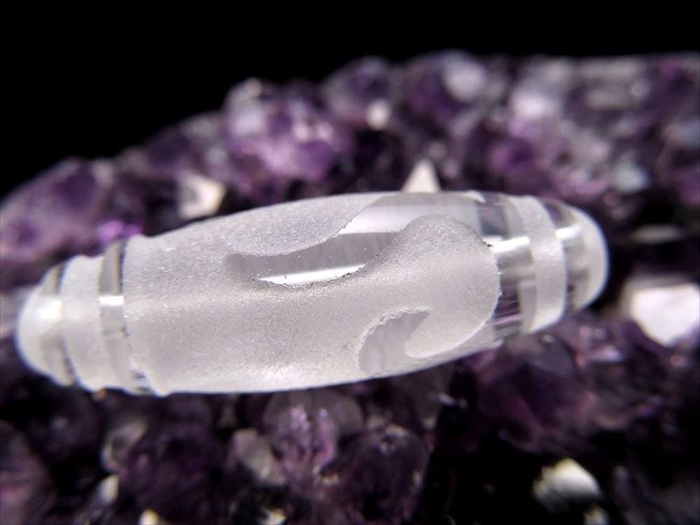 如意鈎天珠 水晶 クリスタル 天珠