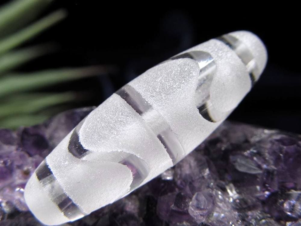 天珠 水晶 クリスタル天珠 水晶天珠
