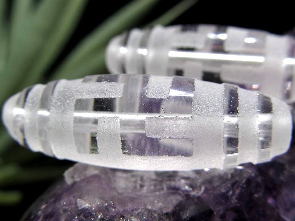 天珠 水晶 クリスタル天珠 水晶天珠