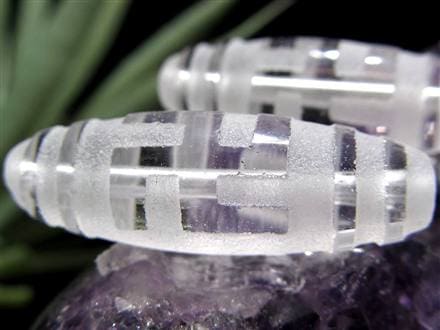 天珠 水晶 クリスタル天珠 水晶天珠