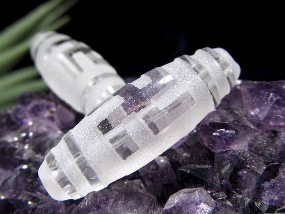 天珠 水晶 クリスタル天珠 水晶天珠