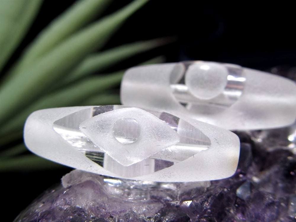 天珠 水晶 クリスタル天珠 水晶天珠