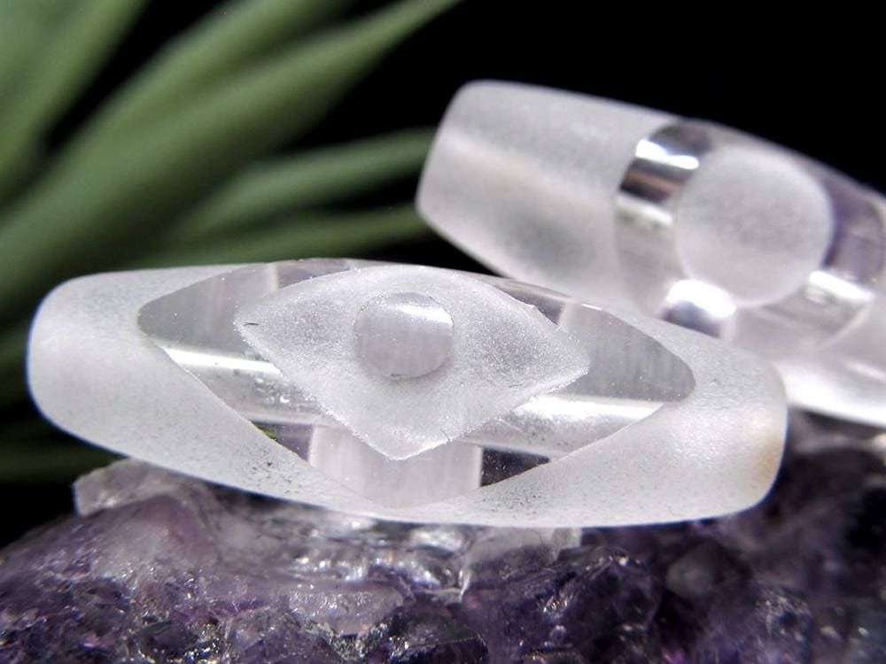天珠 水晶 クリスタル天珠 水晶天珠
