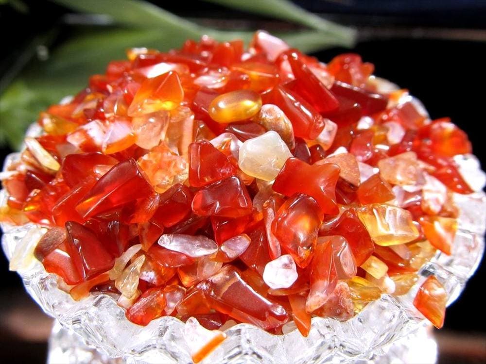 さざれ 細石 カーネリアン 紅玉髄 瑪瑙