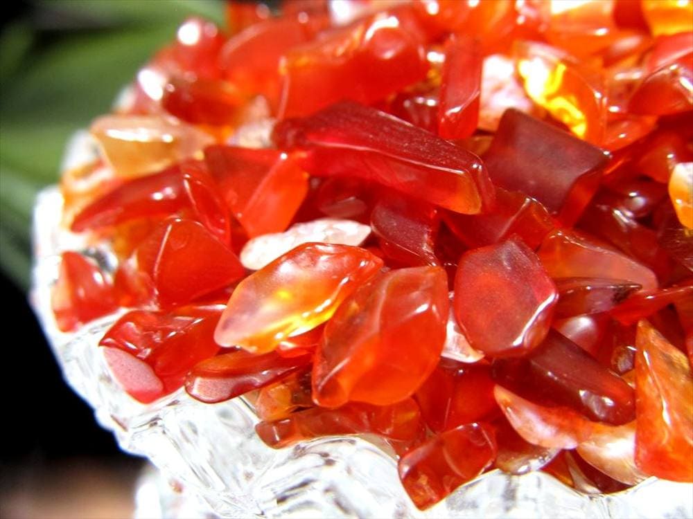 さざれ 細石 カーネリアン 紅玉髄 瑪瑙
