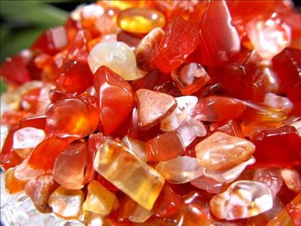 さざれ 細石 カーネリアン 紅玉髄 瑪瑙