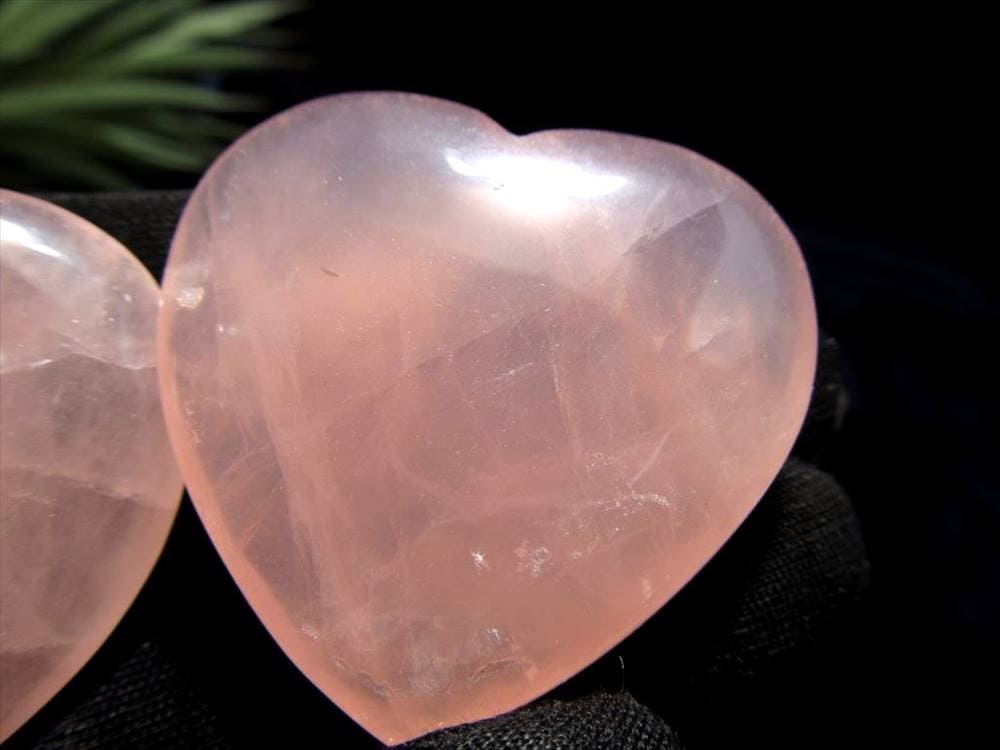 ローズクォーツ ハート タンブル 紅石英 恋愛運