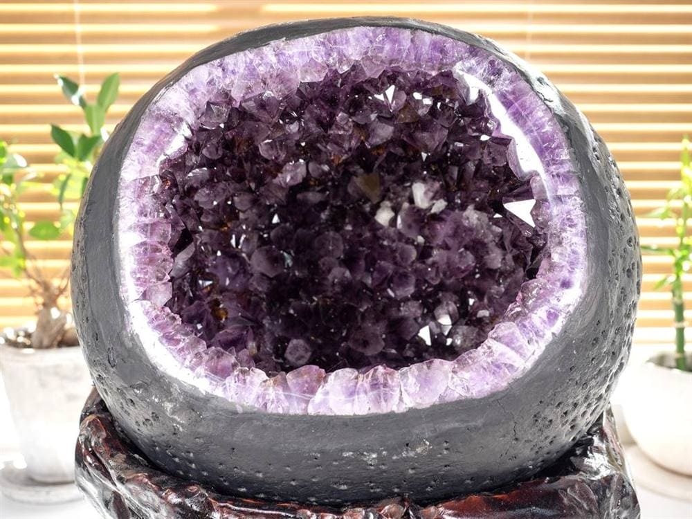 アメジストジオード アメジストドーム 紫水晶 晶洞 天然石