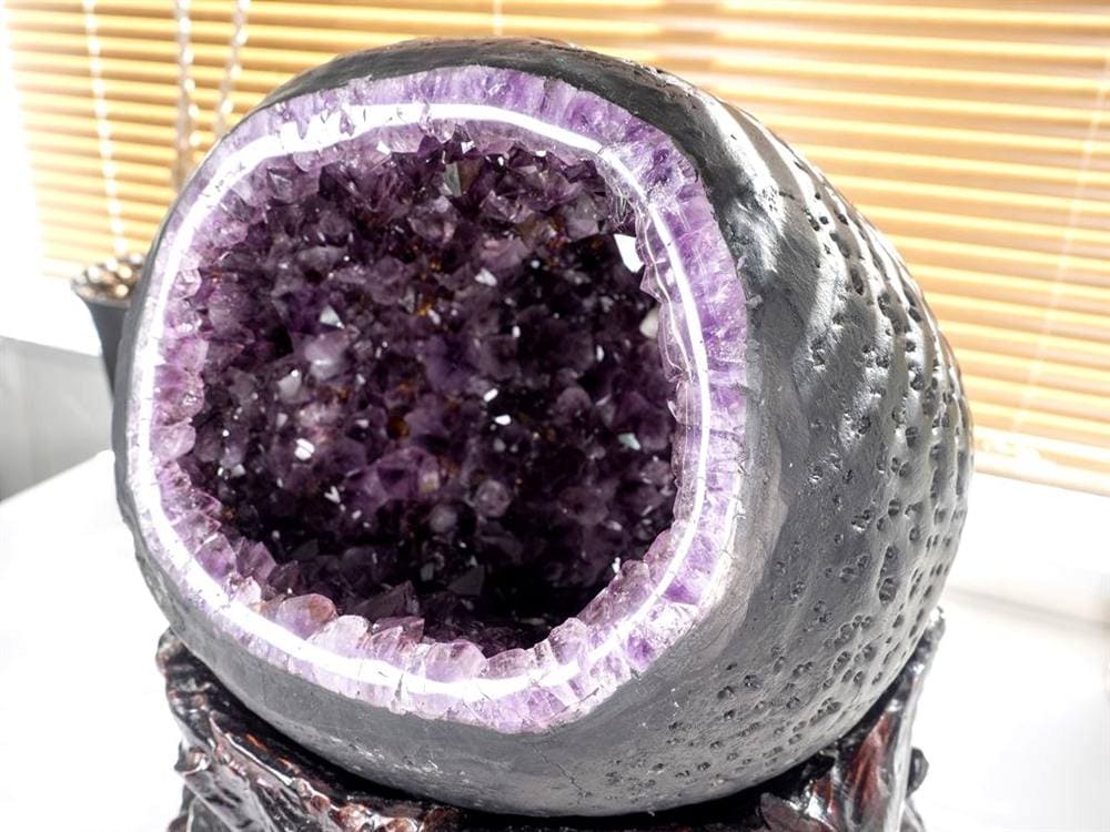 アメジストジオード アメジストドーム 紫水晶 晶洞 天然石