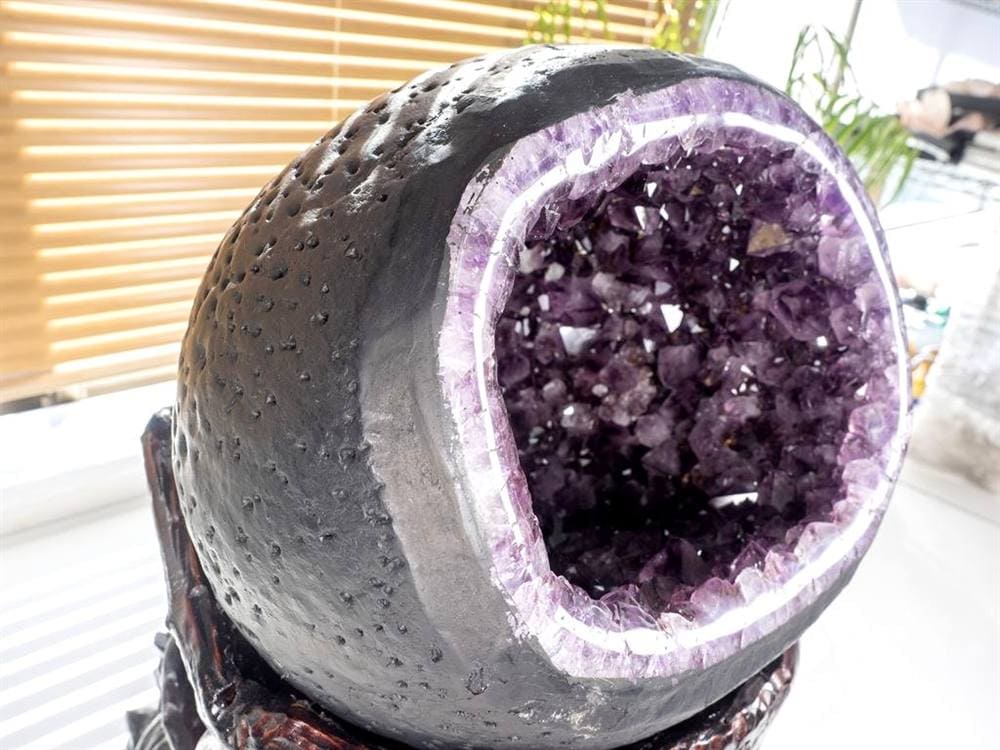 アメジストジオード アメジストドーム 紫水晶 晶洞 天然石