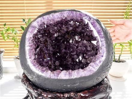 アメジストジオード アメジストドーム 紫水晶 晶洞 天然石