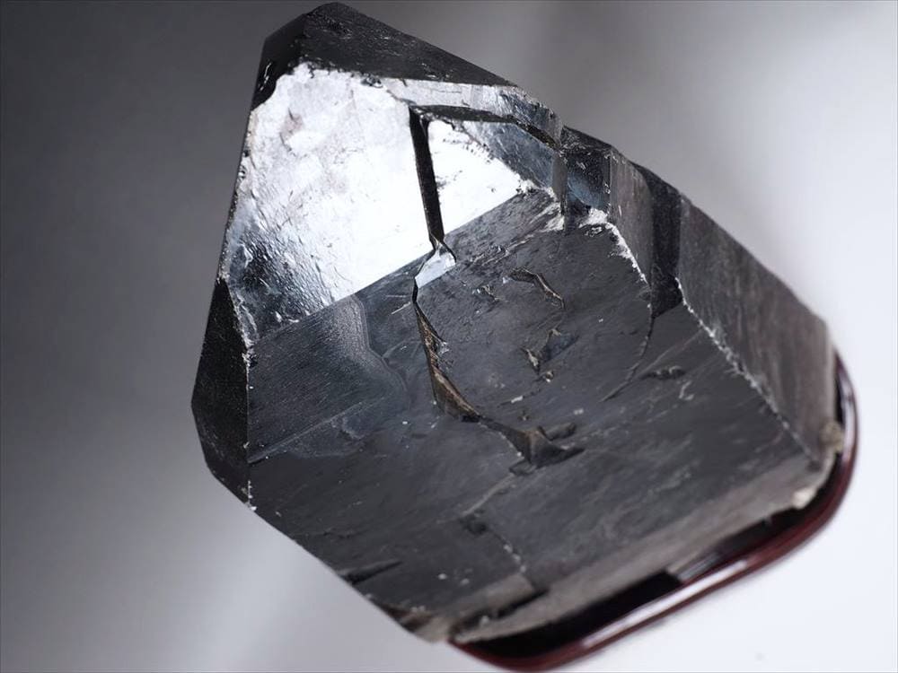 黒水晶 モリオン 原石 ポイント 置物