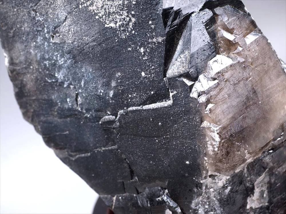 黒水晶 モリオン 原石 ポイント 置物