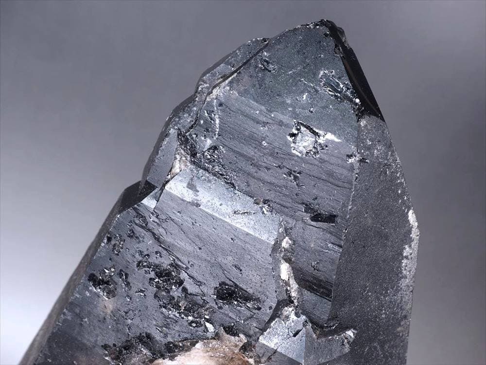 黒水晶 モリオン 原石 ポイント 置物