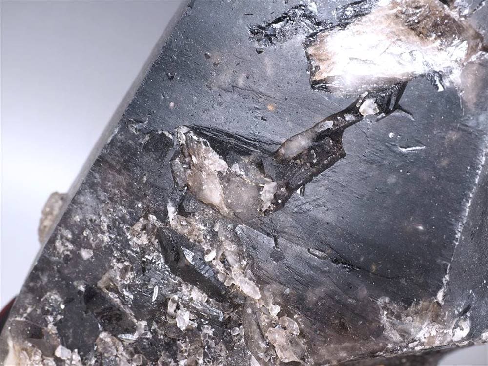 黒水晶 モリオン 原石 ポイント 置物