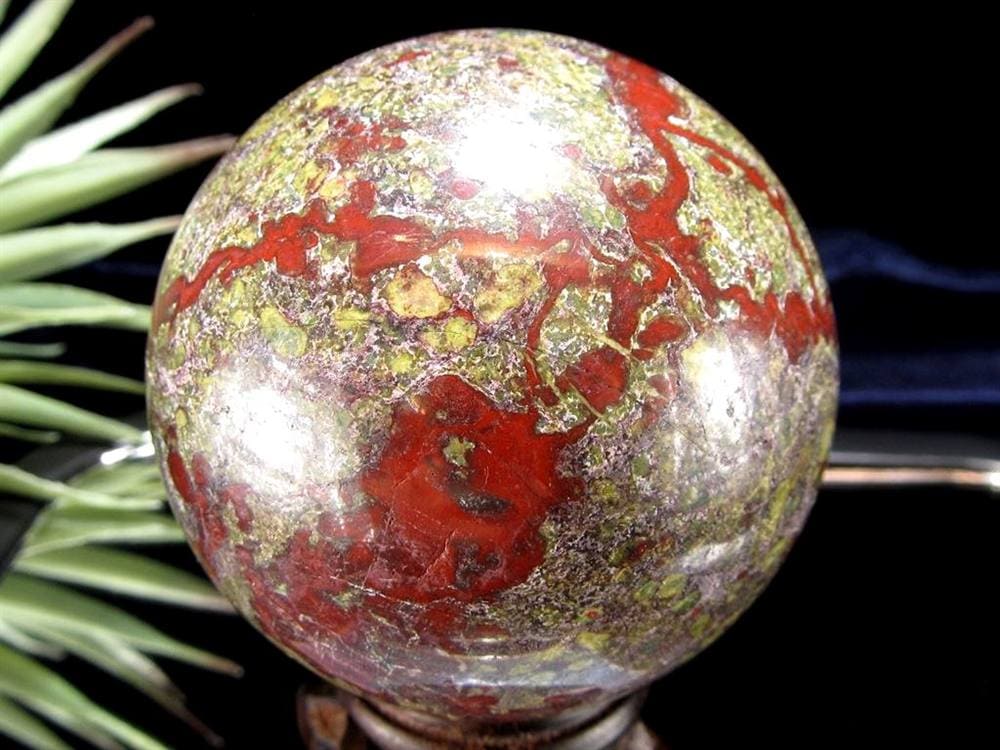 ドラゴンブラッドジャスパー ジャスパー 碧玉 丸玉 スフィア