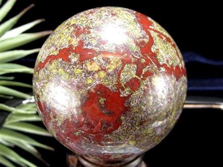 ドラゴンブラッドジャスパー ジャスパー 碧玉 丸玉 スフィア