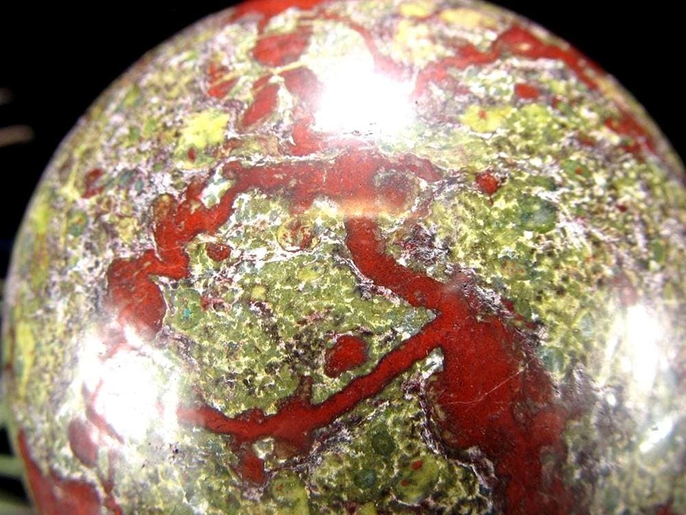 ドラゴンブラッドジャスパー ジャスパー 碧玉 丸玉 スフィア