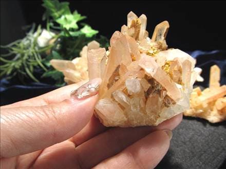 ピンク クォーツ クラスタ マダガスカル産 インテリア 浄化