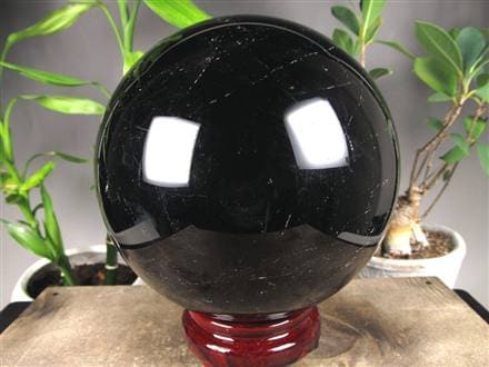 黒水晶 モリオン 丸玉 スフィア チベット産