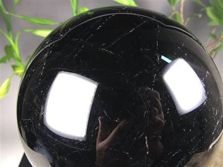 黒水晶 モリオン 丸玉 スフィア チベット産