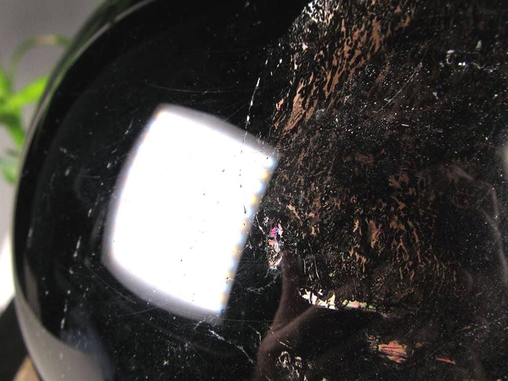 黒水晶 モリオン 丸玉 スフィア チベット産