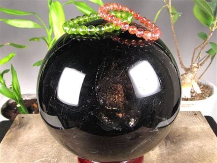 黒水晶 モリオン 丸玉 スフィア チベット産