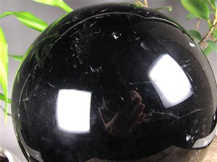 黒水晶 モリオン 丸玉 スフィア チベット産