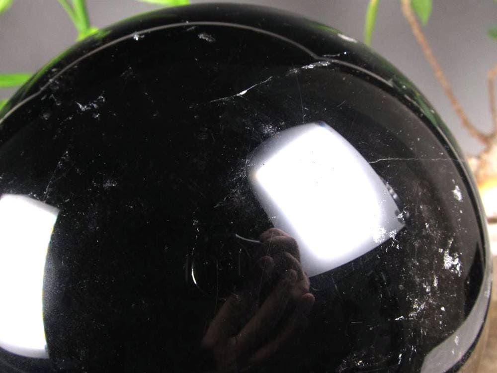 黒水晶 モリオン 丸玉 スフィア チベット産