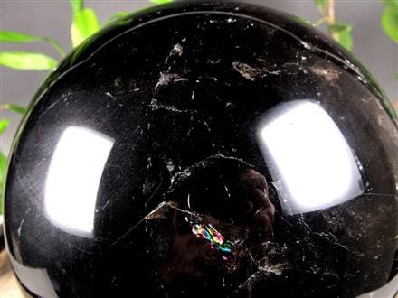 黒水晶 モリオン 丸玉 スフィア チベット産