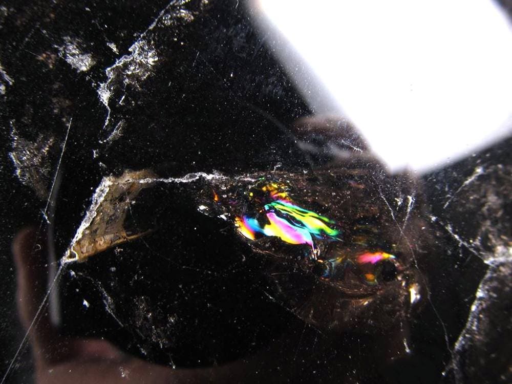 黒水晶 モリオン 丸玉 スフィア チベット産