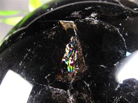 黒水晶 モリオン 丸玉 スフィア チベット産