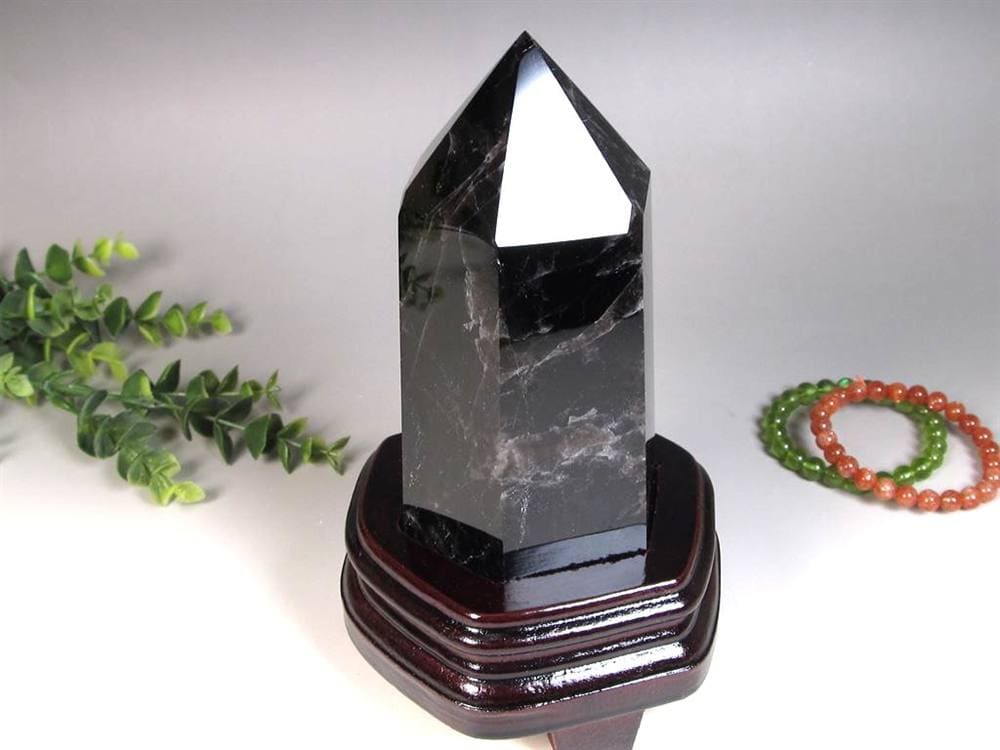 モリオン 黒水晶 黒水晶ブレス モリオンブレス 黒水晶クラスター