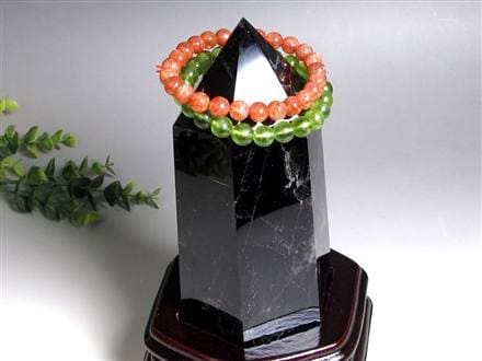 モリオン 黒水晶 黒水晶ブレス モリオンブレス 黒水晶クラスター