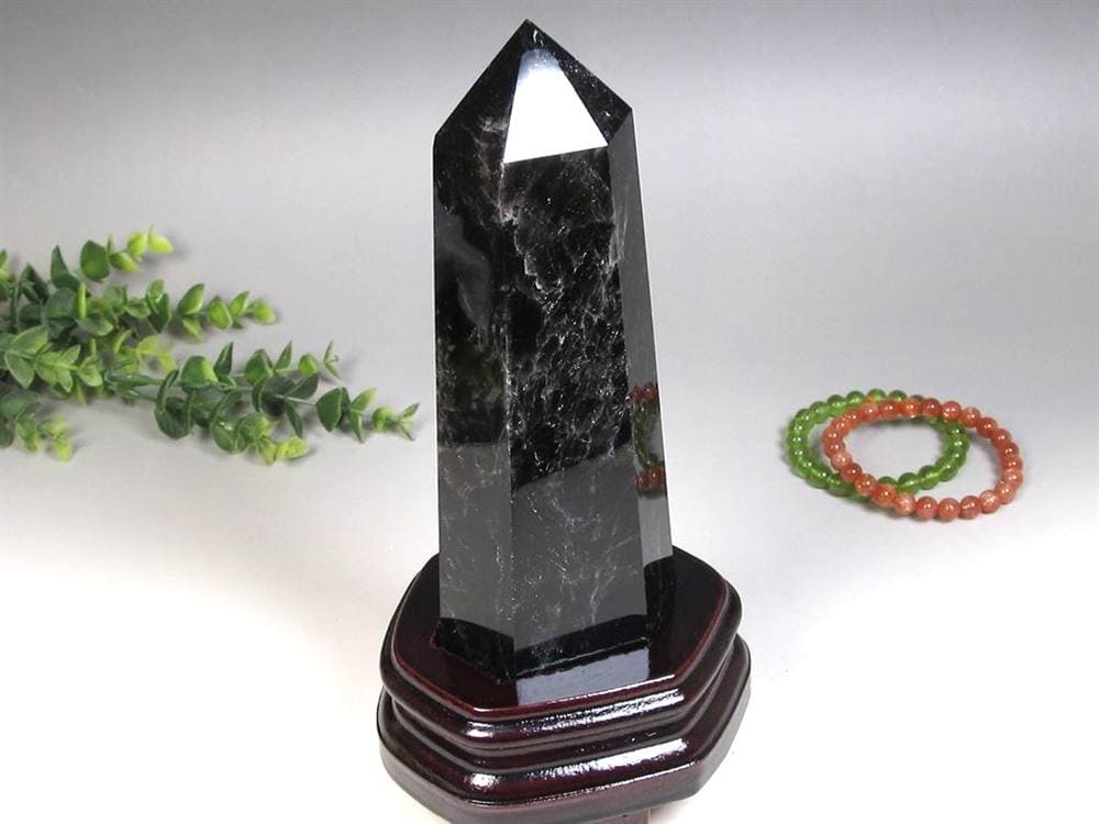 モリオン 黒水晶 黒水晶ブレス モリオンブレス 黒水晶クラスター