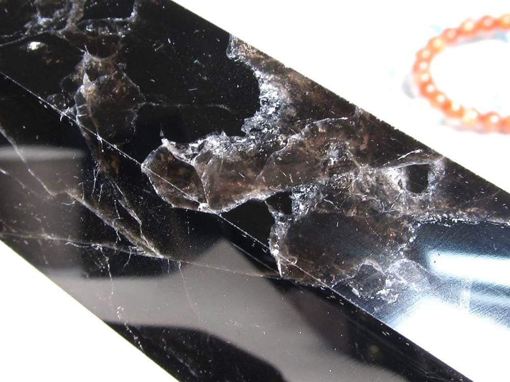 モリオン 黒水晶 黒水晶ブレス モリオンブレス 黒水晶クラスター