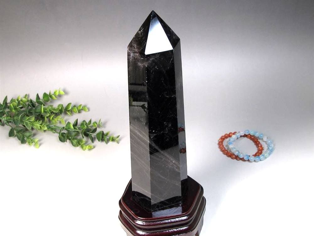 モリオン 黒水晶 黒水晶ブレス モリオンブレス 黒水晶クラスター