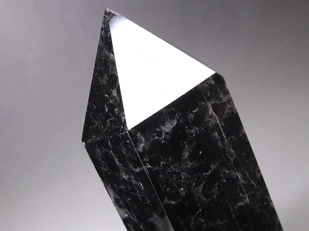 モリオン 黒水晶 ポイント インテリア 置物