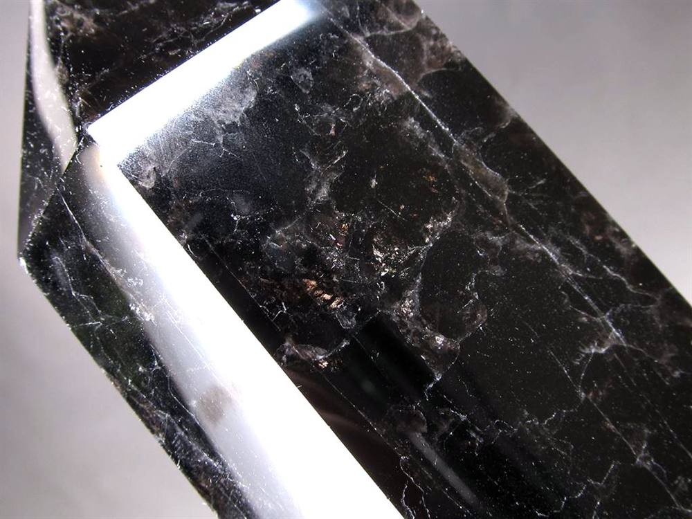 モリオン 黒水晶 ポイント インテリア 置物