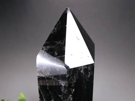 モリオン 黒水晶 ポイント インテリア 置物