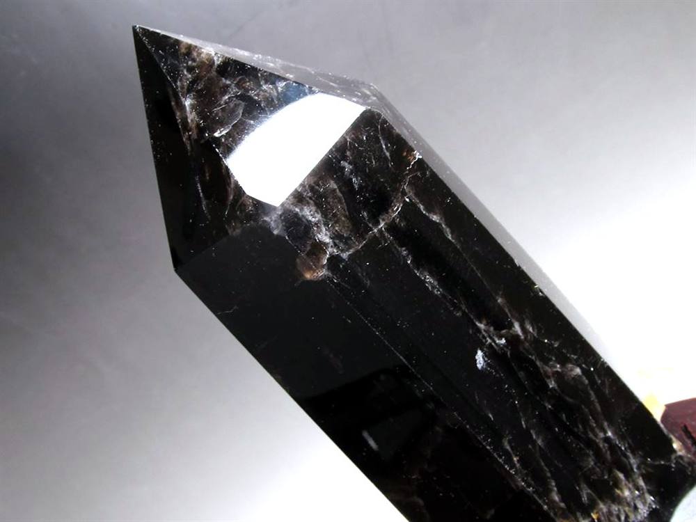 モリオン 黒水晶 ポイント インテリア 置物