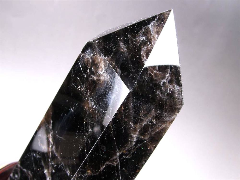 モリオン 黒水晶 ポイント インテリア 置物