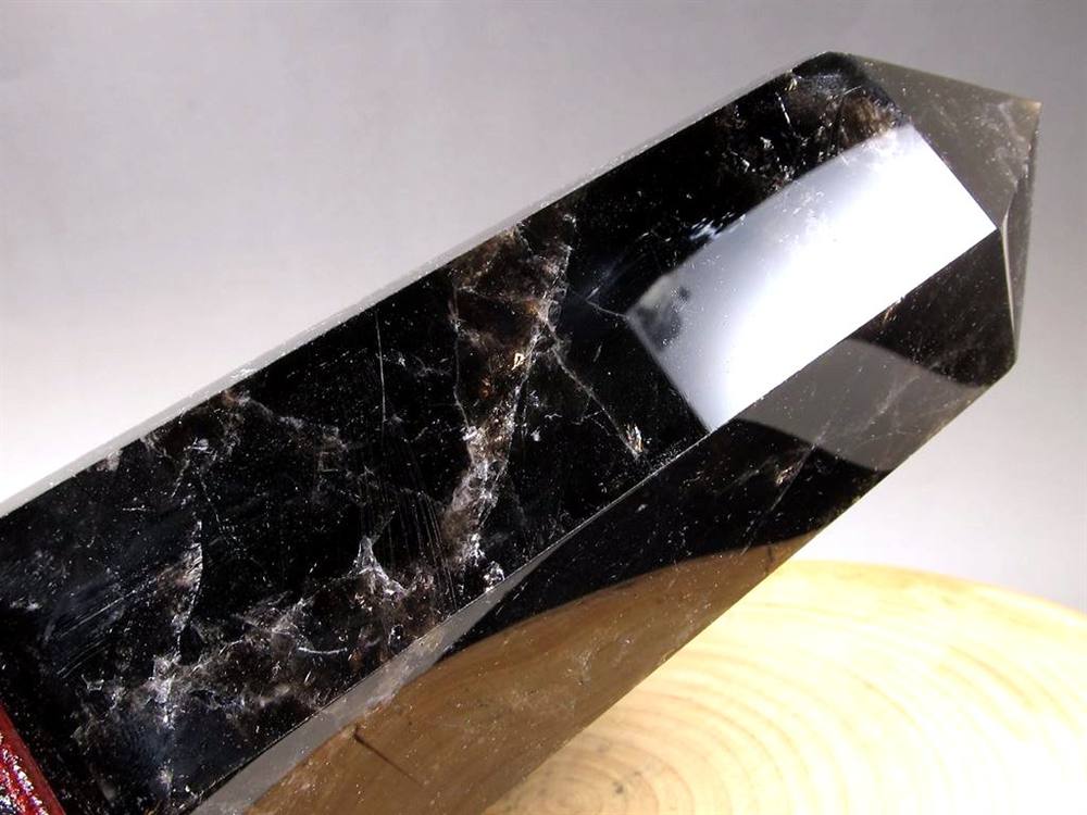 モリオン 黒水晶 ポイント インテリア 置物