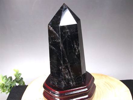 モリオン 黒水晶 ポイント インテリア 置物