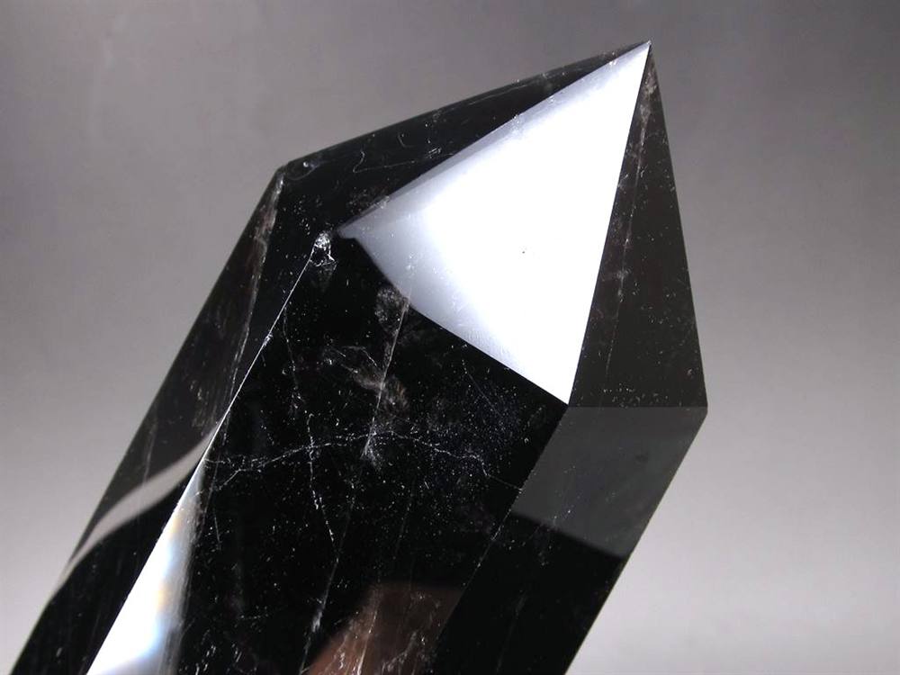 モリオン 黒水晶 ポイント インテリア 置物