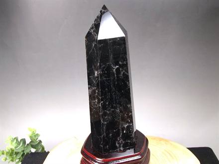 モリオン 黒水晶 ポイント インテリア 置物