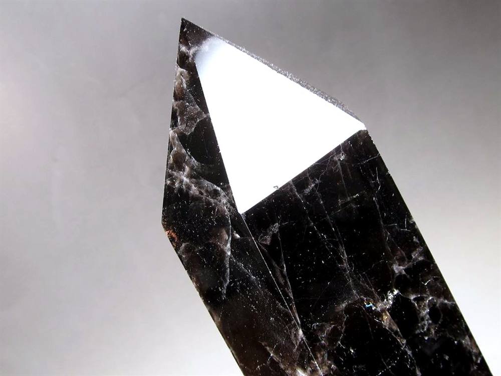 モリオン 黒水晶 ポイント インテリア 置物