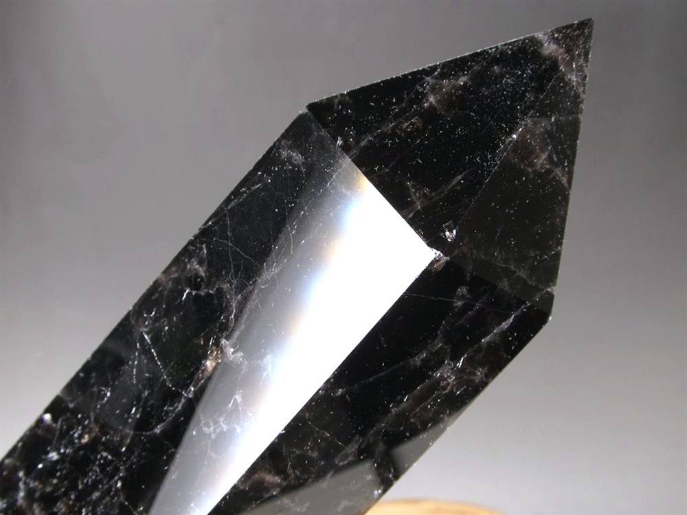 モリオン 黒水晶 ポイント インテリア 置物